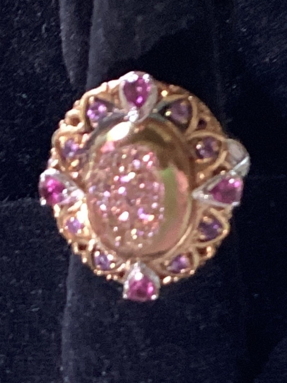 Beautiful Drusy Quartz Ring